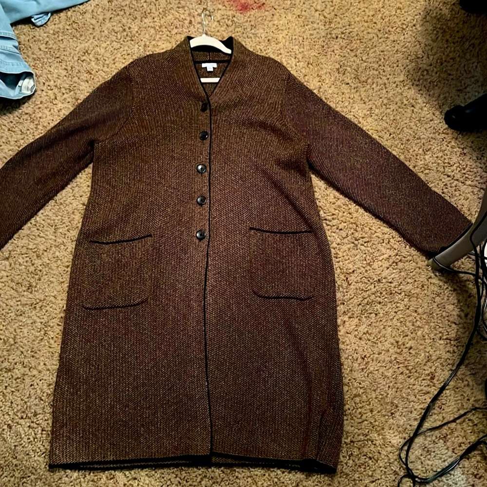 J. Jill sweater jacket coat.